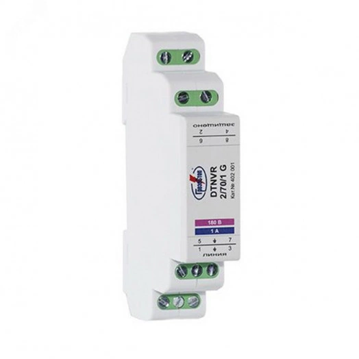 УЗИП ГРОЗОСТОП DTNVR 1/70/1 G , Uс - 70 В, IL - 1 А, In (8/20) - 20 кА.