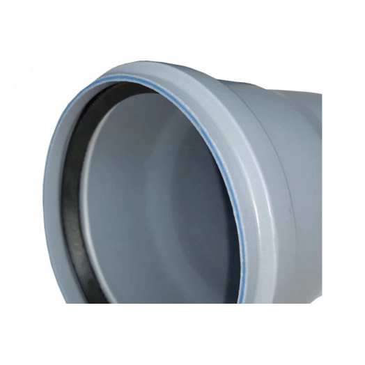 Труба канализационная 110 х 1000 мм, толщина 2.7, PP однораструбная, серая