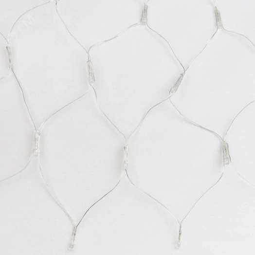 Сетка светодиодная с контроллером 1,8х1,5м 180 светодиодов Теплый белый свет Провод прозрачный ULD-N1815-180/DTA WARM WHITE IP20