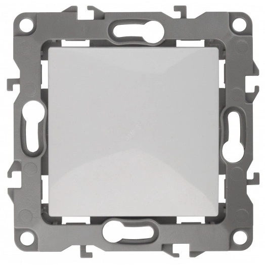 Выключатель, 10АХ-250В,  Эра12, Al+Cu, белый,12А-1001-01