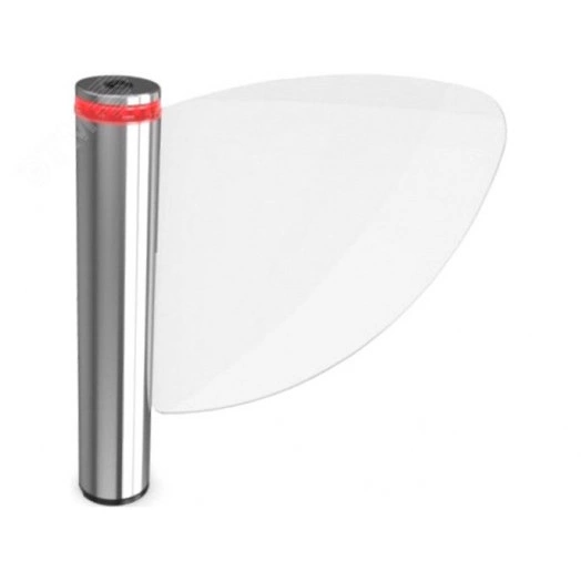 Турникет-калитка моторизованная WING 40 со створкой из закаленного стекла 900 мм