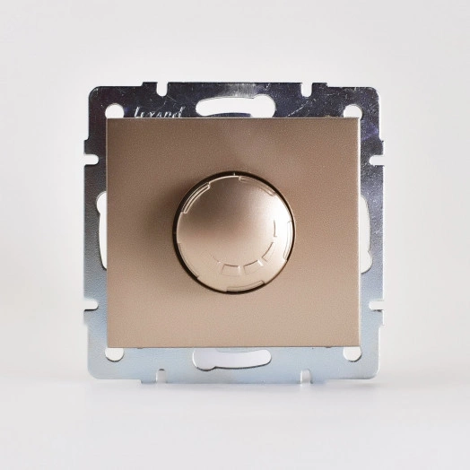 Диммер RAIN 500Вт с фильтром и предохранителем бронза матовая