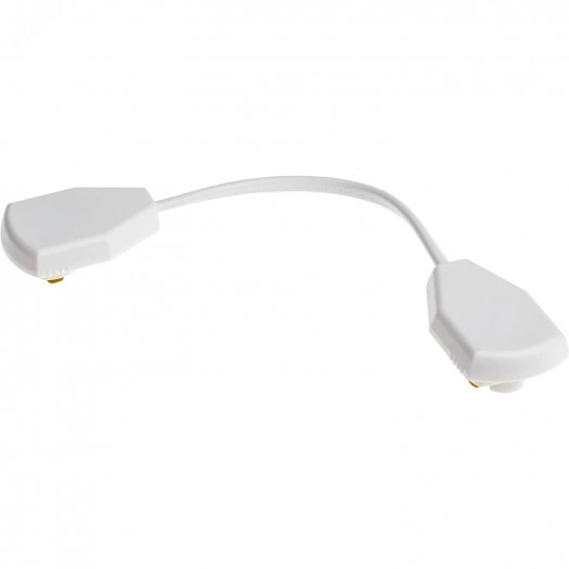 Коннектор трековый, для соединения шинопровода, гибкий, узкий, ARTLINE, пластик/медь, белый, 59753 1, Ritter