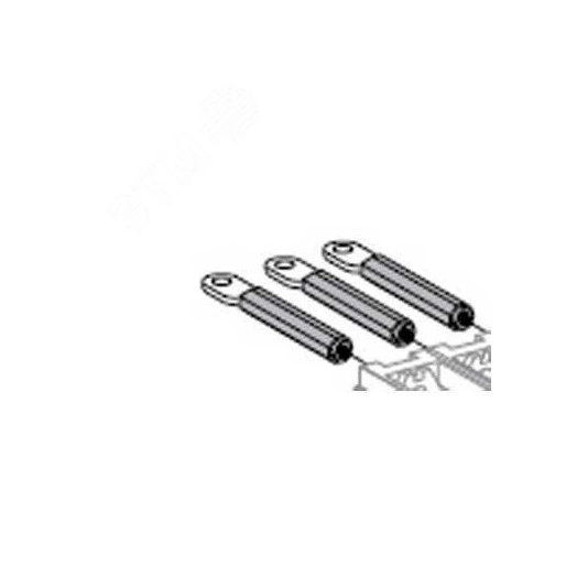 Разъем крепежный короткий для NSX400/630 (2шт)