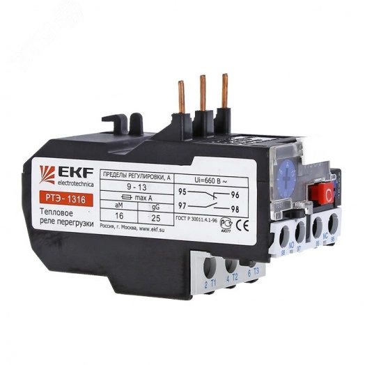 Реле тепловое РТЭ-1305 0.63-1А