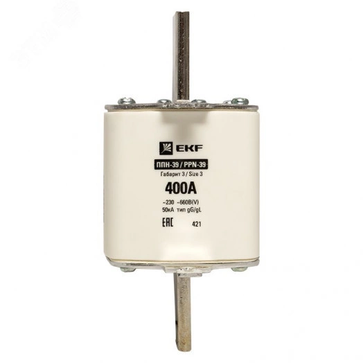 Вставка плавкая ППН-39 630/400А габарит 3