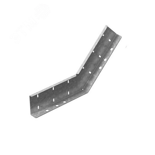 Вертикальный соединитель внутренний 45 град. для лестничного лотка ЛКР высотой 160 мм, толщ. 2,5 мм, Сендзимир цинк