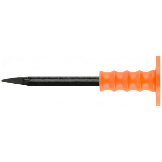 Зубило пикообразное с пластиковым протектором 250х14 мм