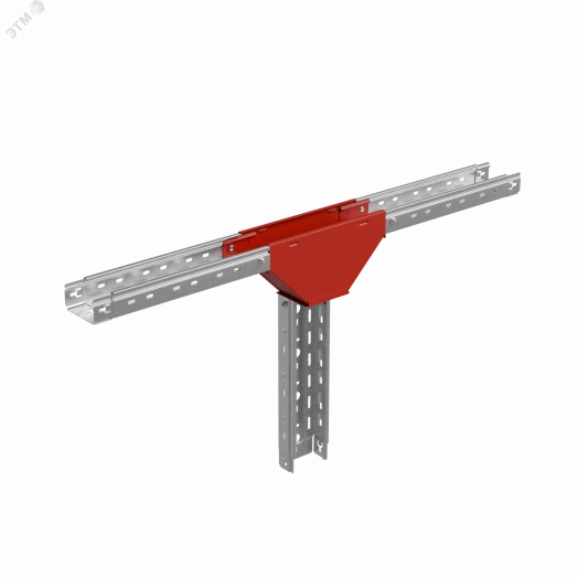 Т-отвод вертикальный 50х600 мм вниз c разворотом трассы на 90 гр. ПЛЮС HD