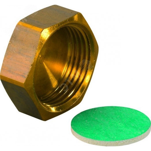 Заглушка 1' ВР для коллектора, с плоским уплотнением