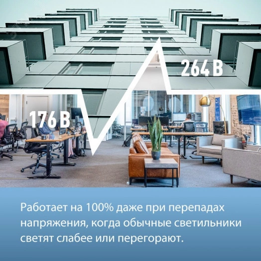 Светильник светодиодный ДВО-36Вт 595х595 4000К 3100 Лм опал IP20