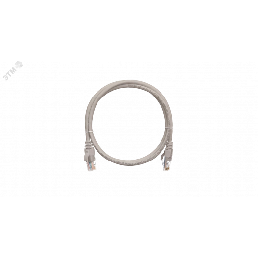 Патч-корд U/UTP 4 пары, Кат.5e, 2хRJ45/8P8C, T568B, 7х0,205мм, PVC, синий, 0,5м