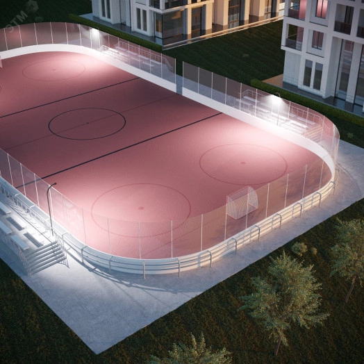 Прожектор светодиодный ДО 100 Вт 6500К 10500 лм 175-265В IP65 210х32х283мм Алюминий матрированное закаленное стекло Qplus Gauss