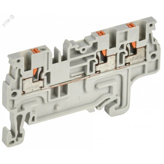 Колодка клеммная CP-MC 3 вывода 1,5мм2 серая IEK