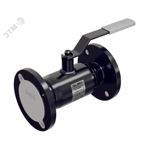 Кран шаровой фланцевый полнопроходной DN 65 PN 25 Ст.20