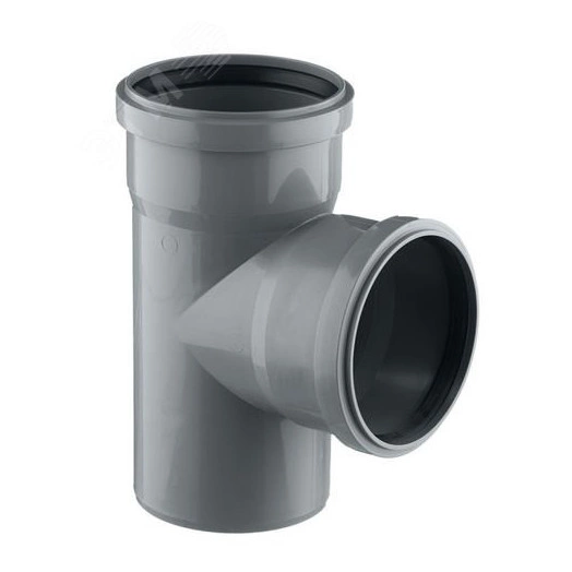 Тройник канализационный 87.5 град. 50 х 50