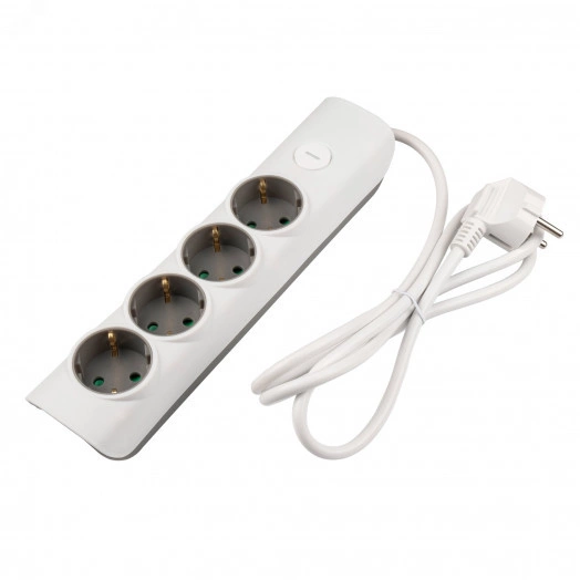 Удлинитель ET-04-500W (4 x 5,0) заземл., выкл. JAZZway