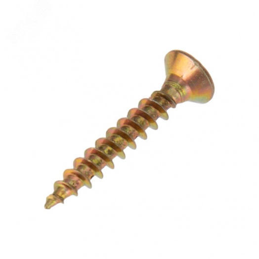 Саморез универсальный 3х20, желтый цинк, короб (200 шт/уп)