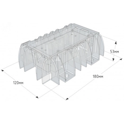 Светильник светодиодный ДБП-25Вт, IP65, 5000К, 2750Лм, 120°, 220В, Tunnel