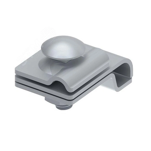 Соединитель прутка 6-10 мм на водосточный желоб. Материал - горячеоцинкованная сталь.