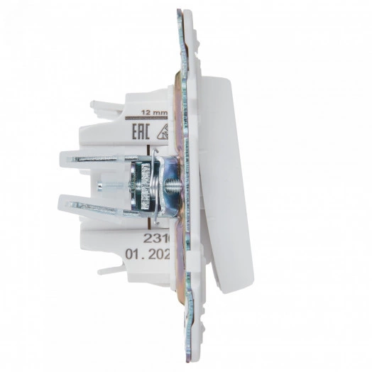 SKANDY Выключатель 3-клавишный 10А SK-V11W арктический белый IEK