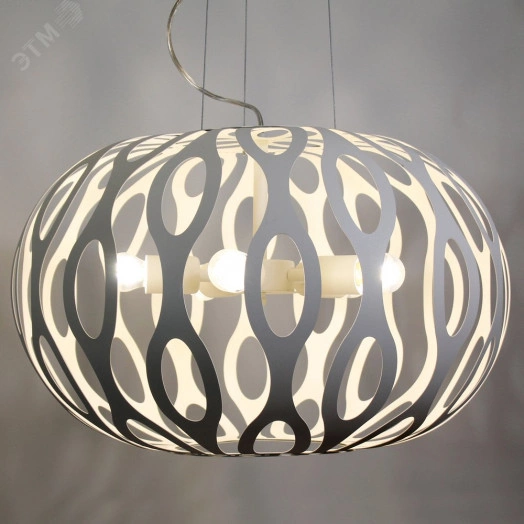 Светильник Джоли 251 бел.муар НСБ 01-5х60-137 Е27 ИМ подвесной