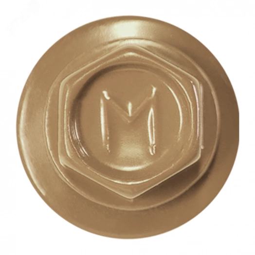 Саморез кровельный 5.5х19 по металлу RAL1011 сверло №3 шайба d=14мм с EPDM прокладкой