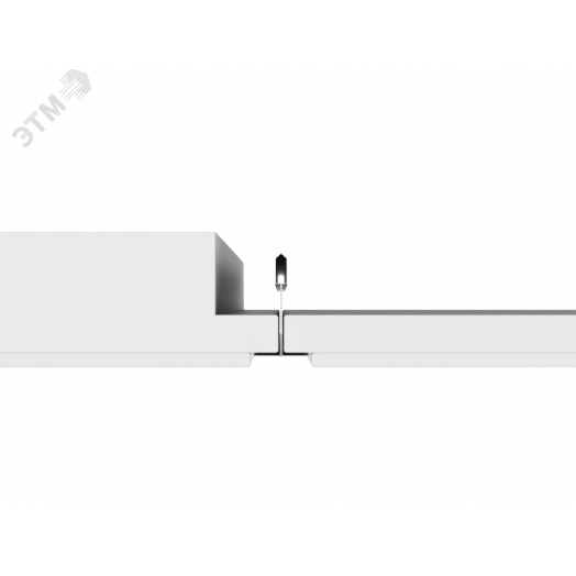 Светильник светодиодный ДВО-50Вт IP40 5000Лм 4000K Tegular (Prelude 24) РЗ DALI+БАП 1174*587*59мм с равномер.засветкой опал