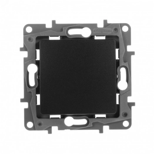 ETIKA Переключатель промежуточный винтовые клеммы  10 AX 250 В антрацит