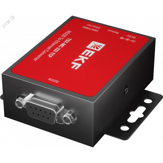 Преобразователь 1-портовый RS-232 в Ethernet, EKF, MC-232-TCP TSX EKF