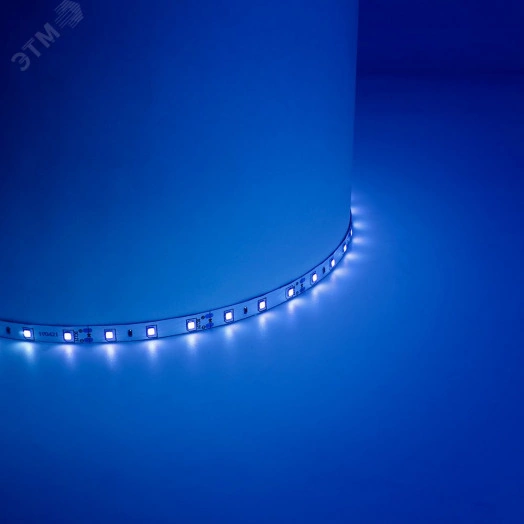 Лента светодиодная LEDх60/м 5м 4.8w/m 12в синий