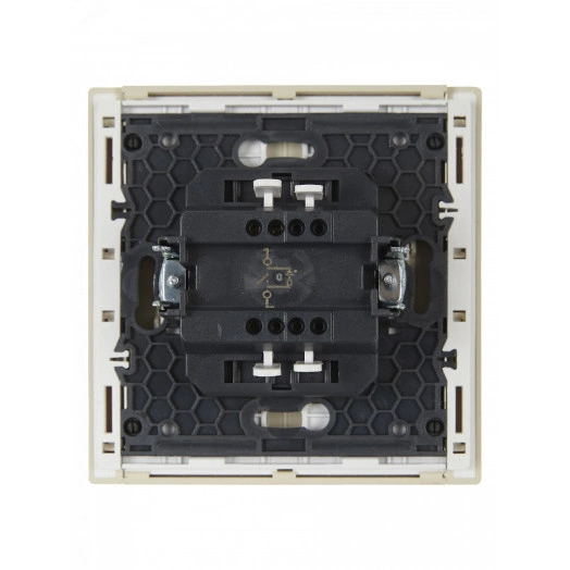 FORTE&PIANO Выключатель 1-клавишный с индикацией 10А FP402 ваниль IEK