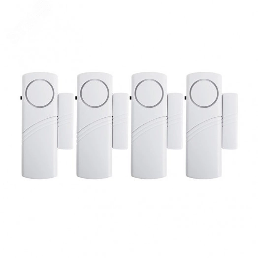 Автономная сигнализация геркон в упаковке 4шт. модель RX-207,