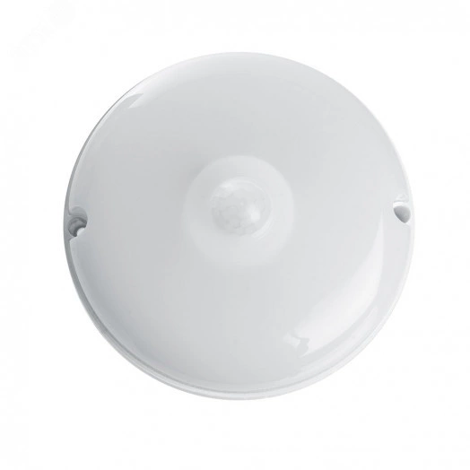 Светильник светодиодный ДБП-12w с датчиком 6500К 900Лм IP54 круглый белый