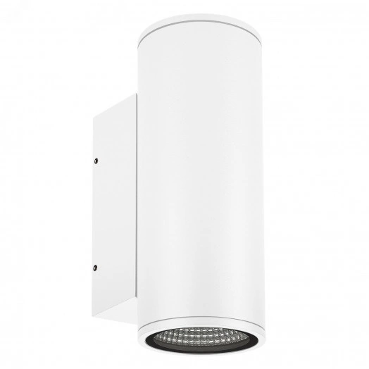 Светильник LGD-FORMA-WALL-TWIN-R90-2x12W Warm3000 (WH, 44 deg, 230V) (, IP54 Металл, 3 года)