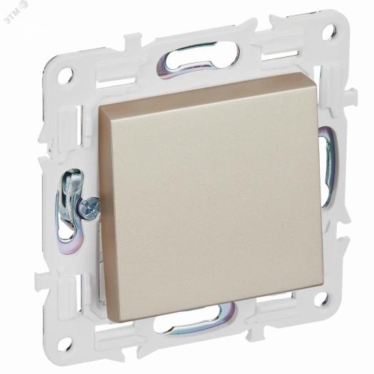 SKANDY Выключатель 1-клавишный перекрестный 10А SK-V03Sa песочный IEK