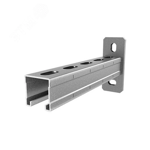 Консоль СТРАТ 41х41, база 700, толщ. 2,0 мм, гальван. цинк