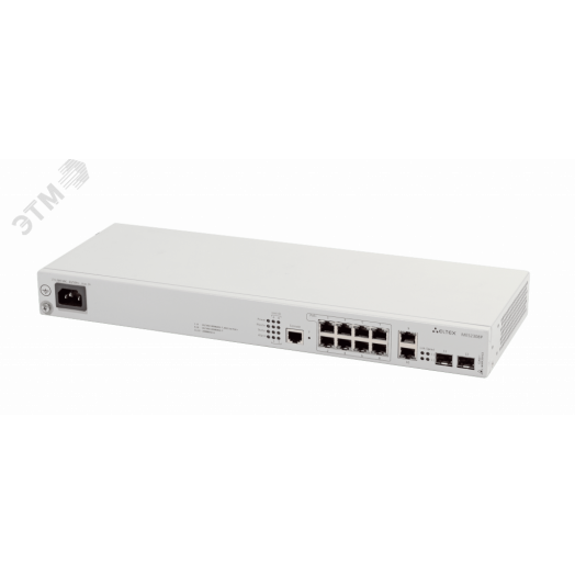 Коммутатор управляемый L3 8 портов RJ45/SFP 10 100 1000 Мб/с PoE 240Вт