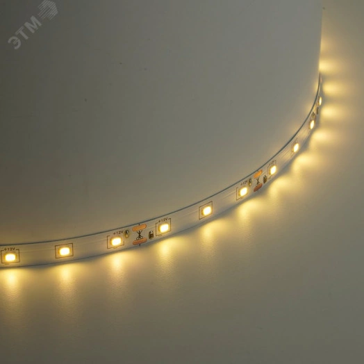 Лента светодиодная LEDх60/м 5м 6w/m 12в 3000К