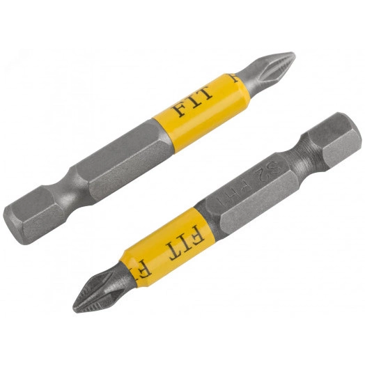 Биты кованые сталь S2 односторонние 50 мм PH1 Профи 2 шт блистер