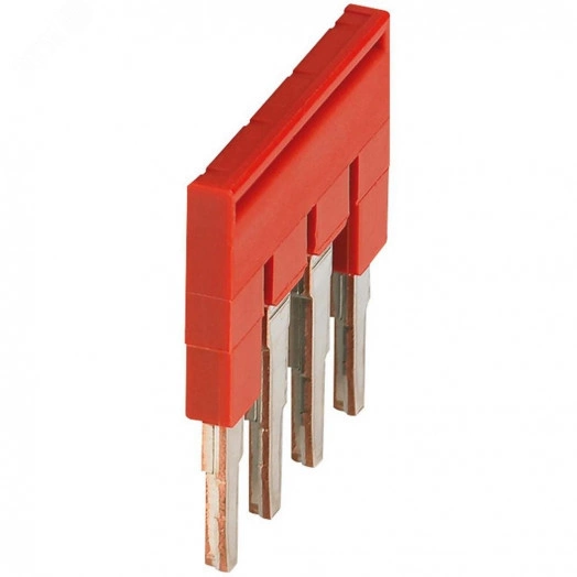 Перемычка для клеммников 4мм.кв 4 полюса