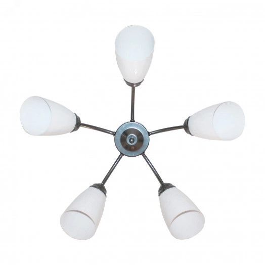 Светильник Китти 151 хром (плафон П0475) НПБ 01-5х60-134 Е27 ИУ