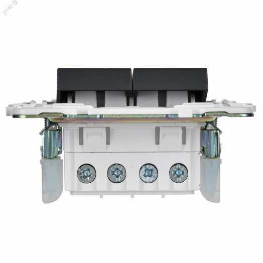 SKANDY Выключатель 2-клавишный перекрестный 10А SK-V06T титан IEK