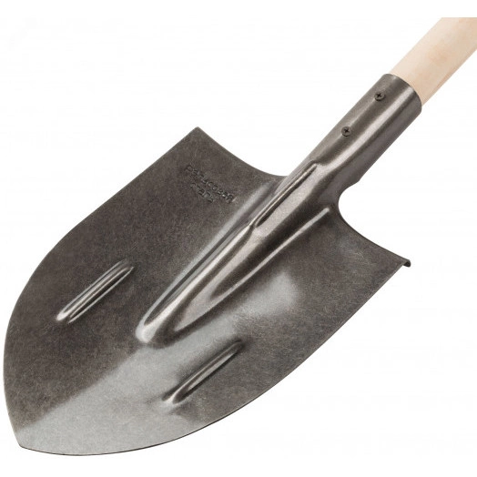 Лопата штыковая, ''рельсовая сталь'', с деревянным