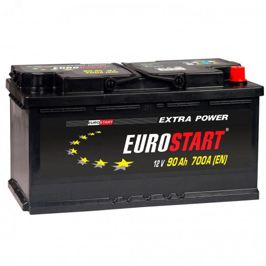 Аккумулятор автомобильный EUROSTART Extra Power 90Ah R+