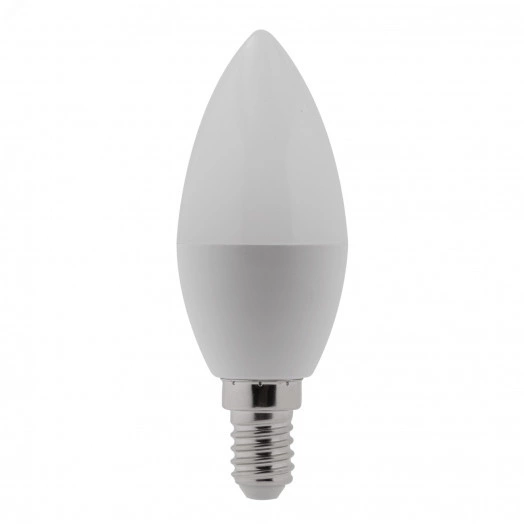 Лампа светодиодная LED B35-8W-827-E14 R (диод свеча 8Вт тепл E14) (10/100/3500)