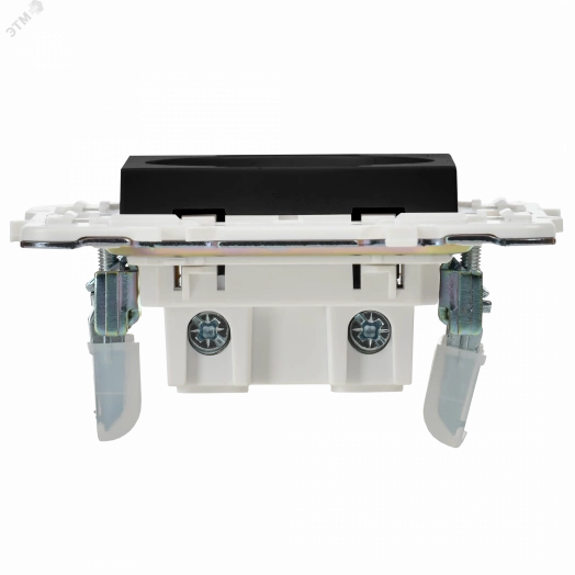 SKANDY Розетка без заземления без защитных шторок 10А SK-R02Bl черный IEK