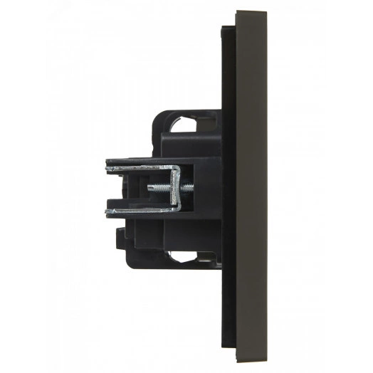 FORTE&PIANO Розетка 1-местная с заземлением без защитных шторок винтовое крепление 16А FP316 серый IEK