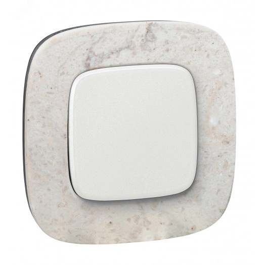 Valena ALLURE Лицевая панель для выключателей одноклавишных Жемчуг