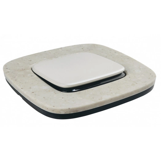 Valena ALLURE Лицевая панель для выключателей одноклавишных Жемчуг